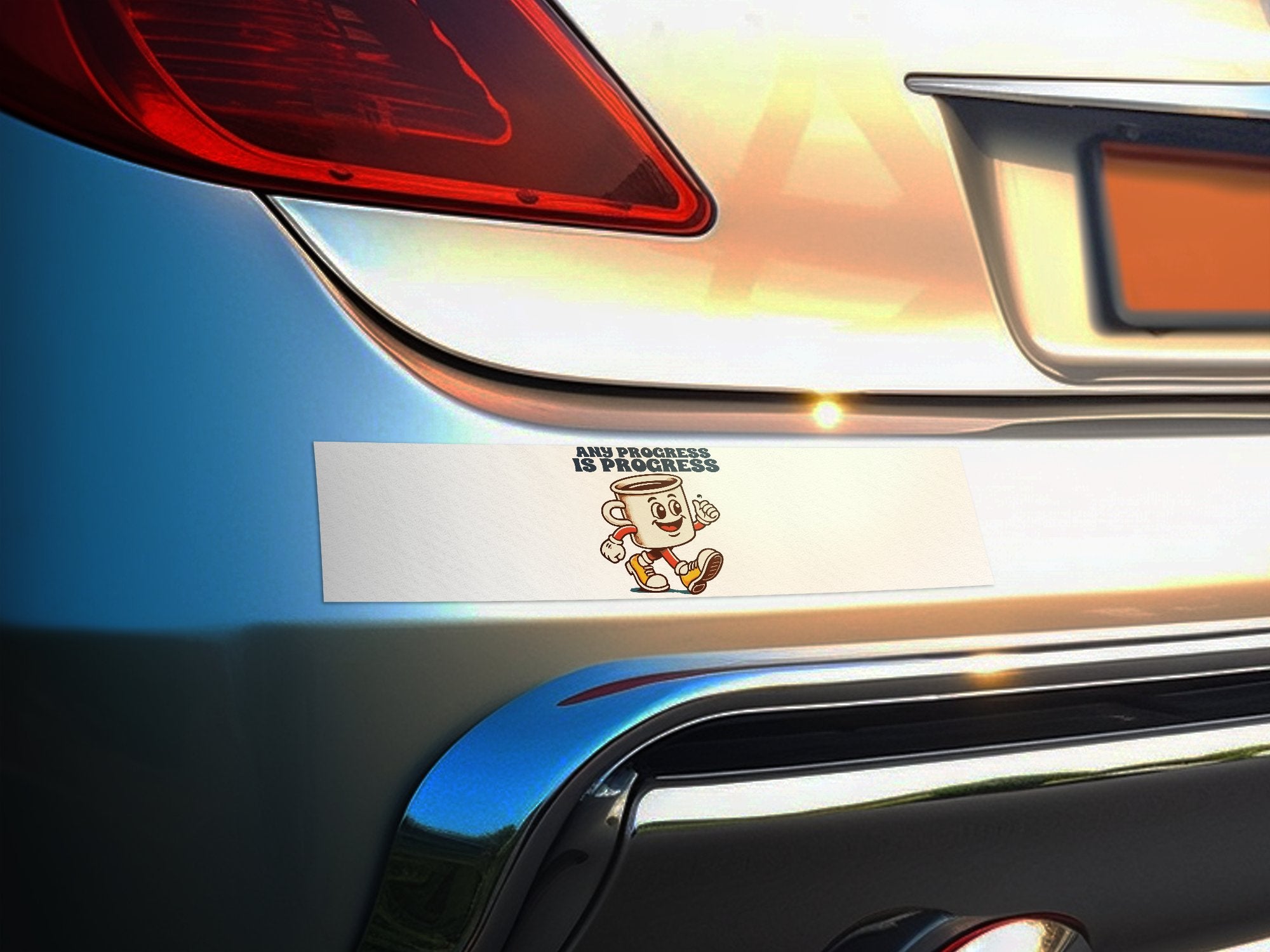 Bumper Stickers Any Progress Is Progress