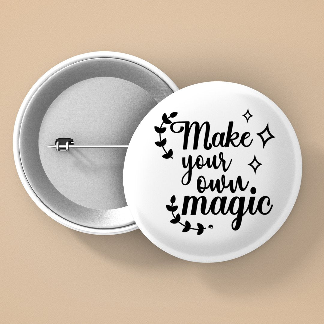 Pin Buttons Make Your Own Magic
