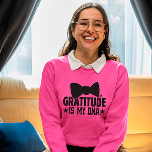 Sweatshirt Unisex Gratitude Is My DNA