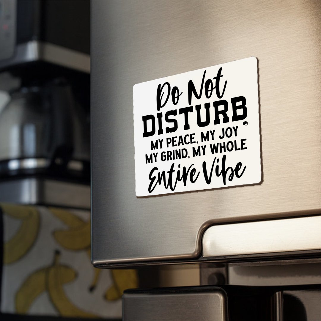 Magnets Do Not Disturb My Peace, My Joy, My Grind, My Whole Entive Vibe