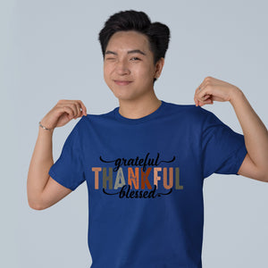 T-shirt Grateful Thankful Blessed