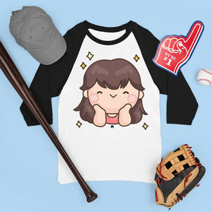 Unisex 3\4 Sleeve Baseball Tee