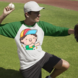 Unisex Sleeve Baseball Tee Laughter