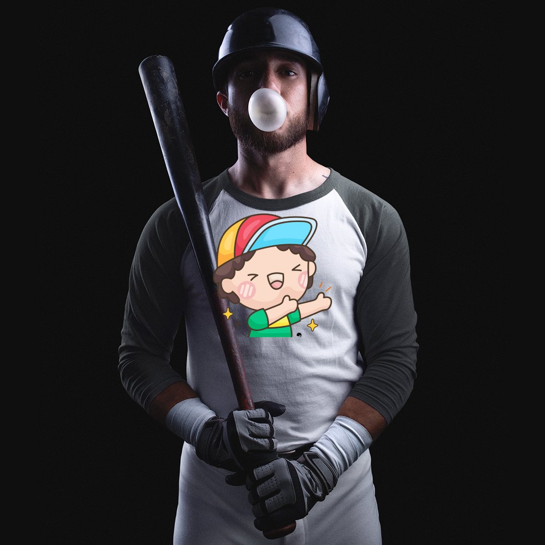 Unisex Sleeve Baseball Tee Laughter