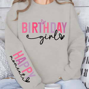 Sweatshirt Unisex Birthday girl