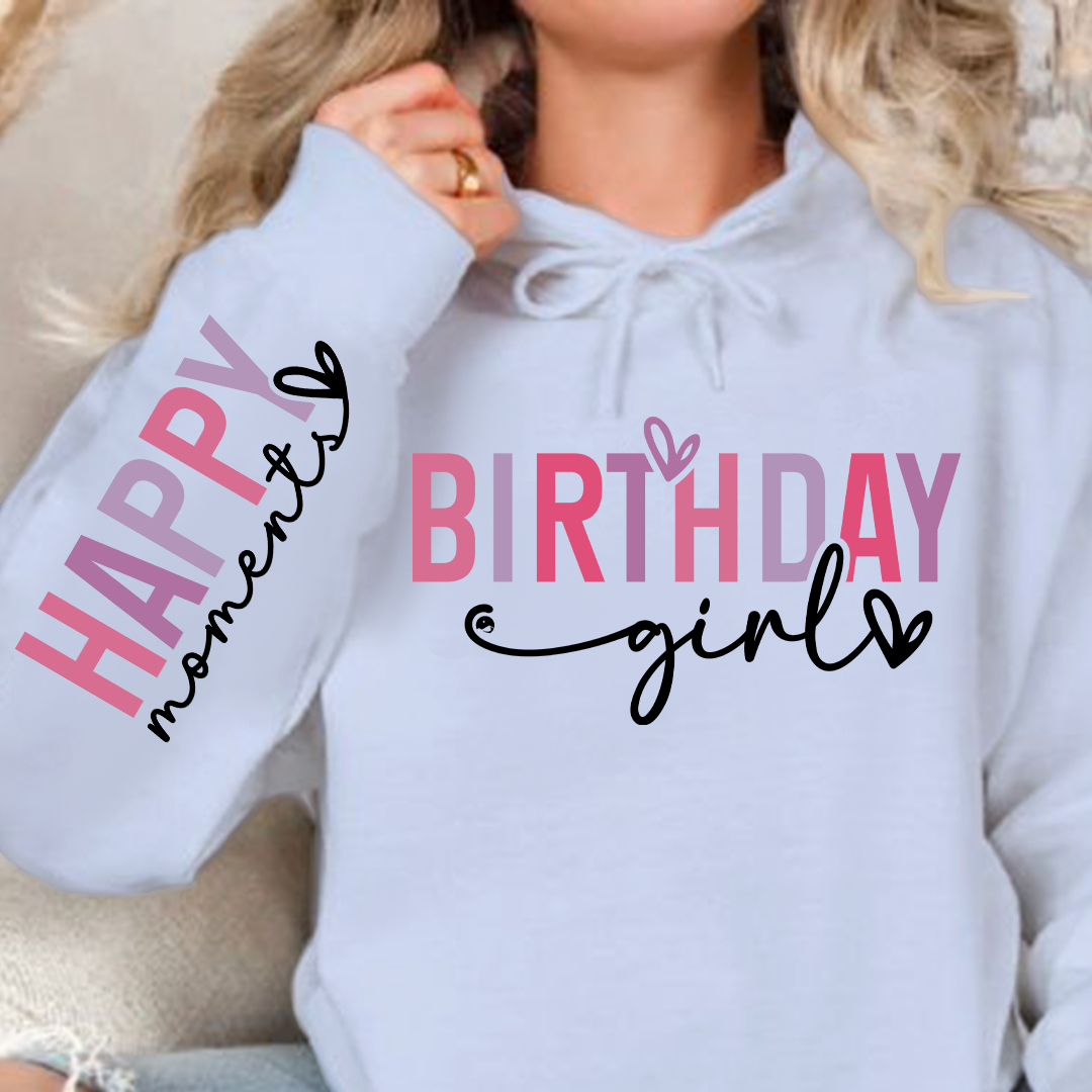 Hoodie Unisex Birthday girl