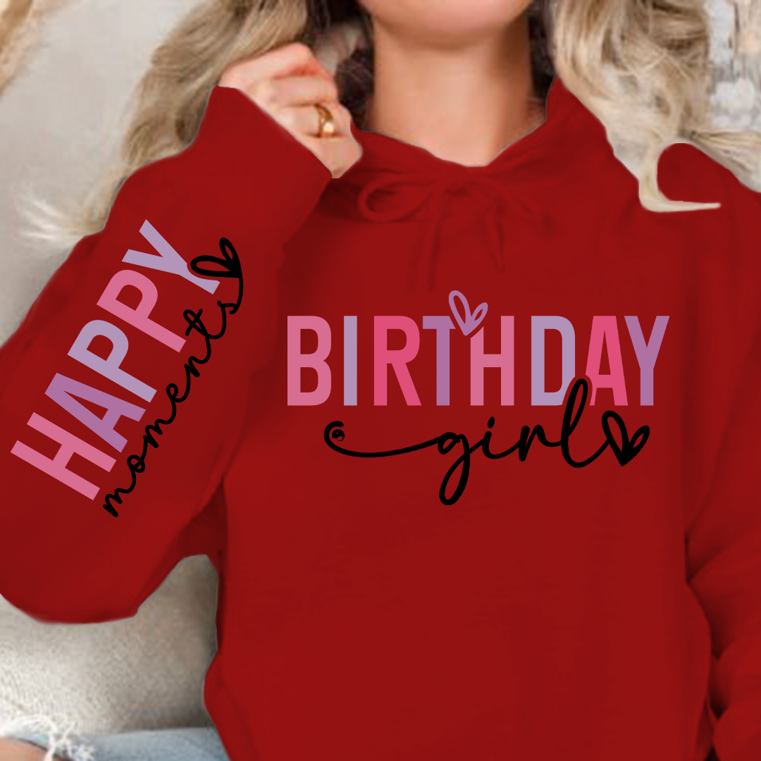 Hoodie Unisex Birthday girl