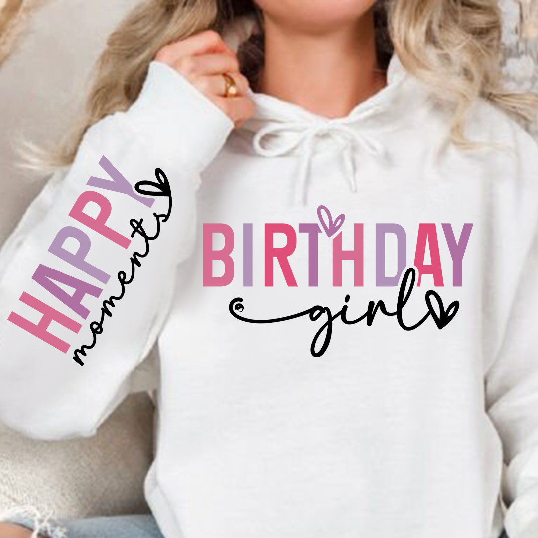 Hoodie Unisex Birthday girl