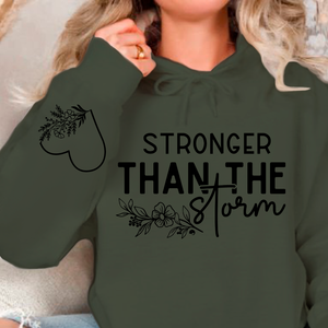Hoodie Unisex Stronger Than The Storm