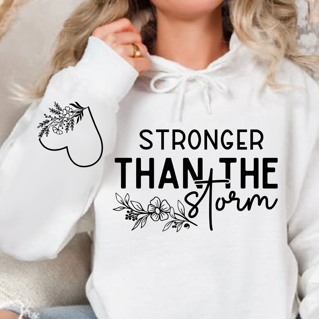 Hoodie Unisex Stronger Than The Storm