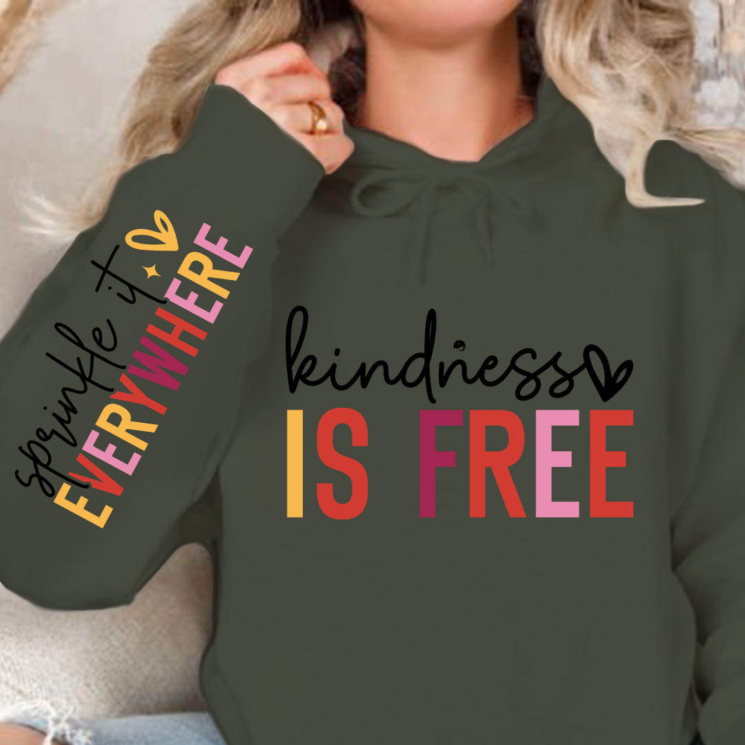 Hoodie Unisex Kindness is free