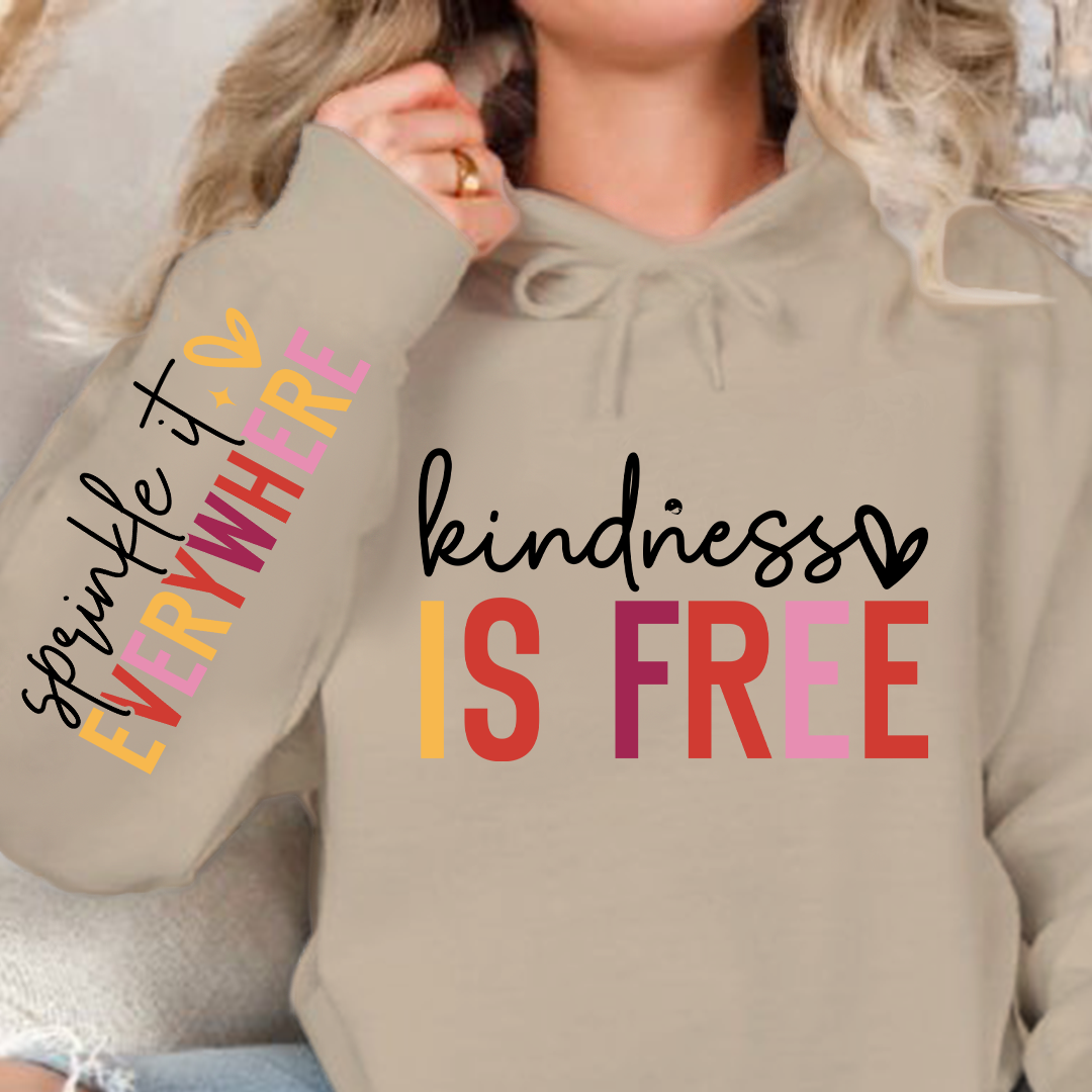 Hoodie Unisex Kindness is free