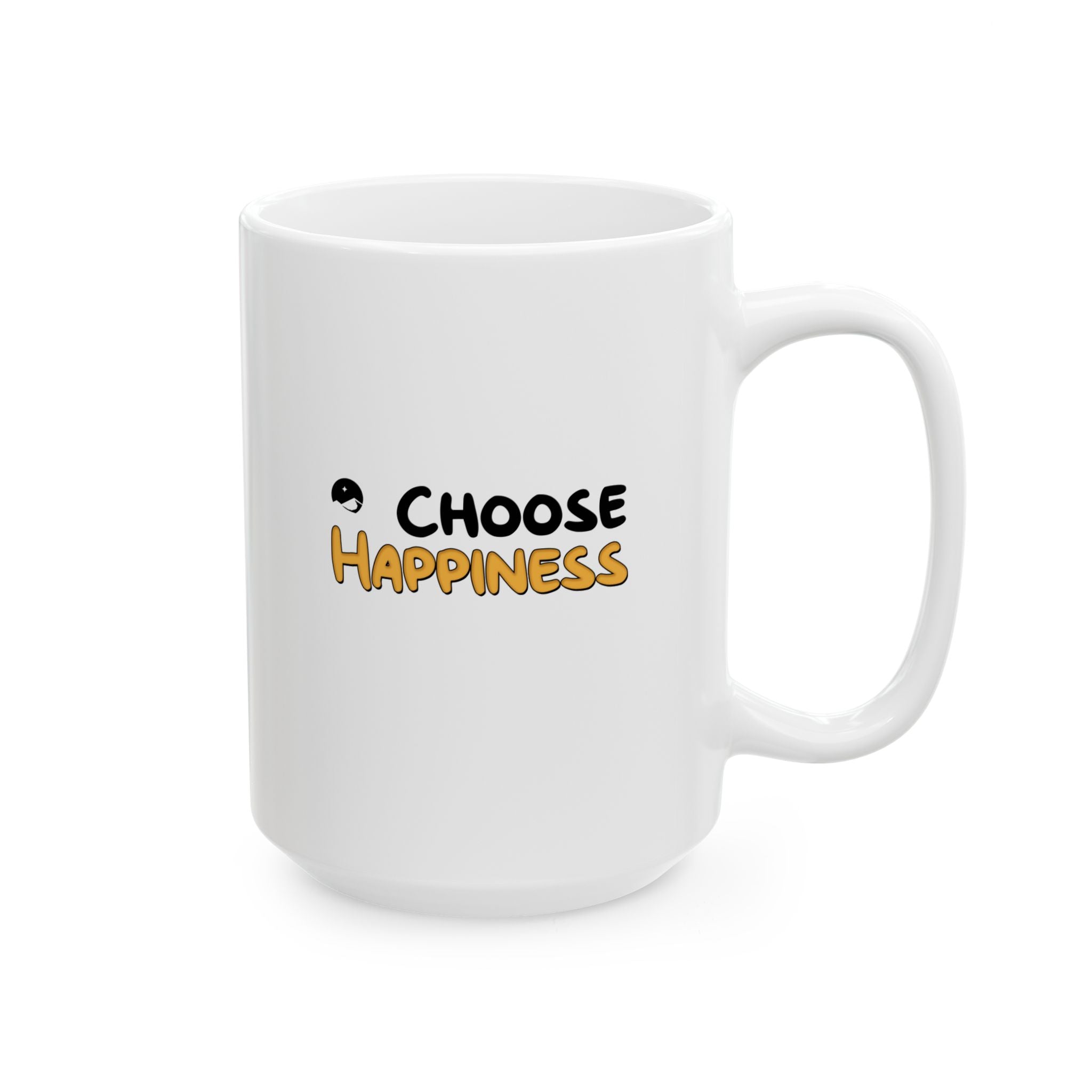 Choose Happiness Ceramic Mug, (11oz, 15oz)