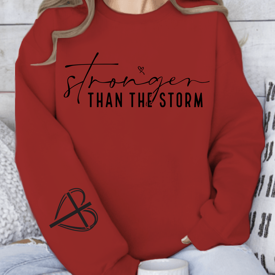 Sweatshirt Unisex Stronger Than The Storm
