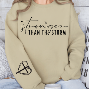 Sweatshirt Unisex Stronger Than The Storm