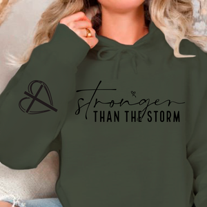 Hoodie Unisex Stronger Than The Storm