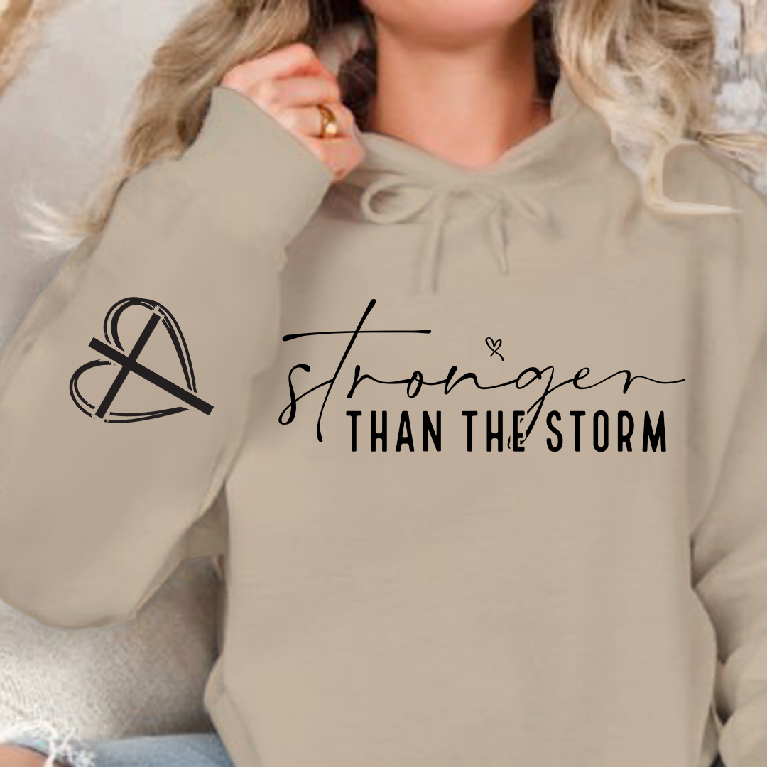 Hoodie Unisex Stronger Than The Storm