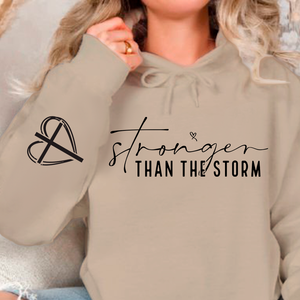 Hoodie Unisex Stronger Than The Storm