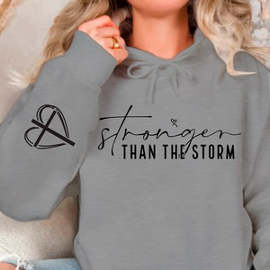 Hoodie Unisex Stronger Than The Storm