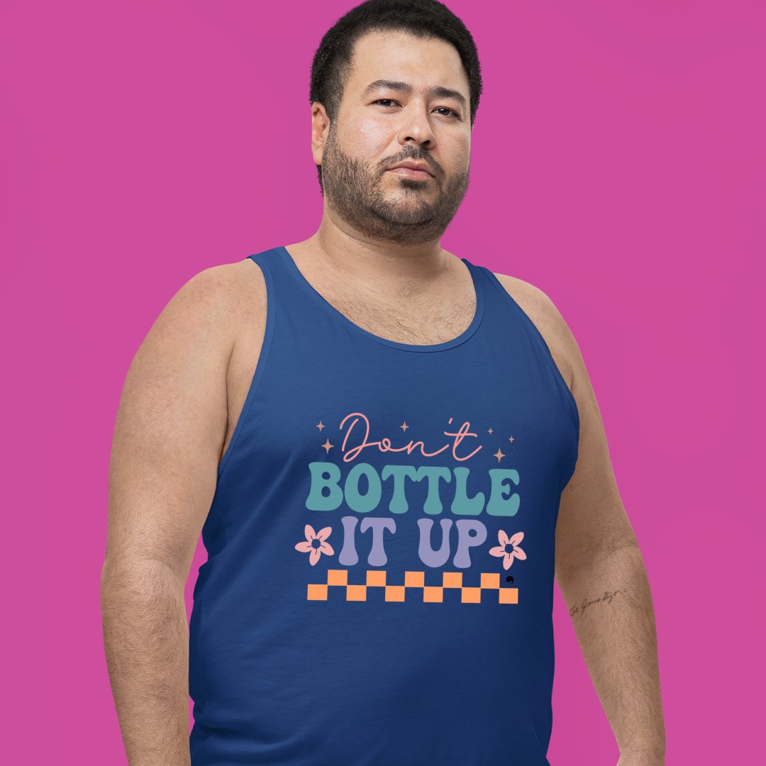 Unisex Jersey Tank Don't Bottle It Up
