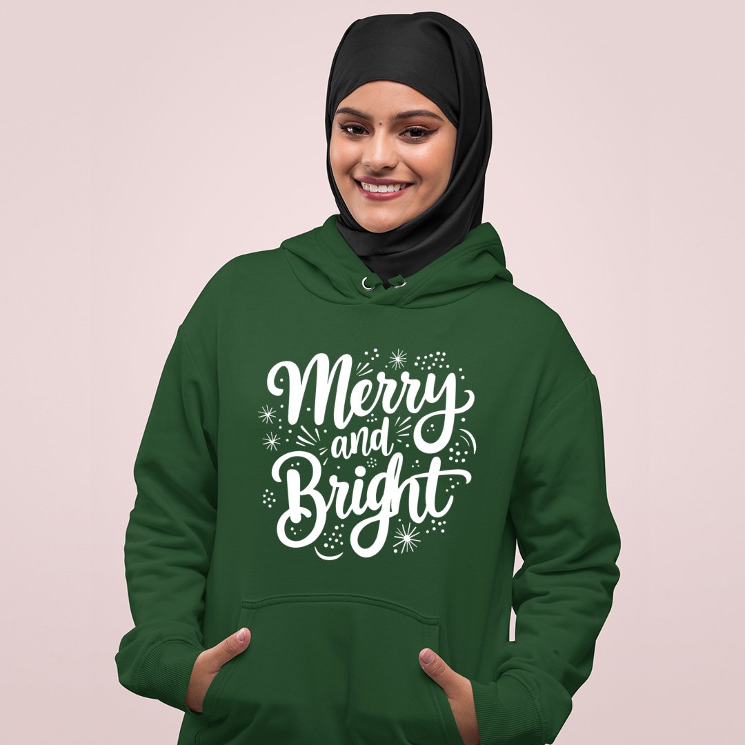 Hoodie Unisex Merry And Bright