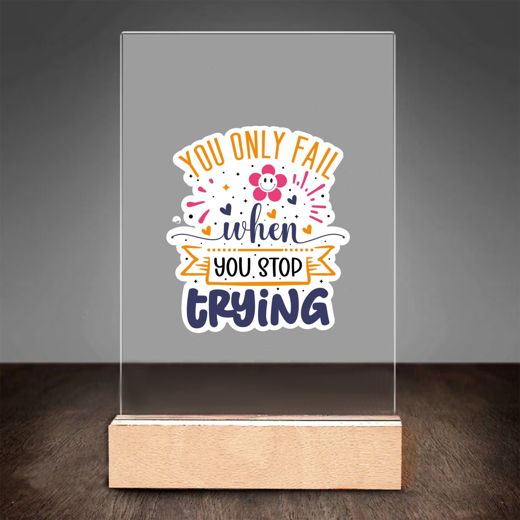 Glass Acrylic You Are Capable Of Amazing Things