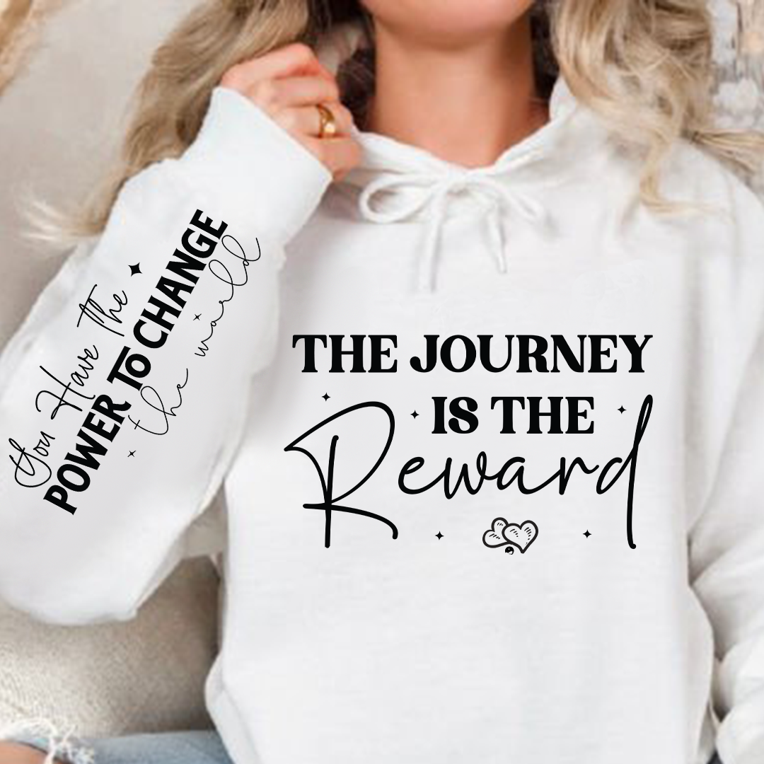 Hoodie Unisex The journey is the reward