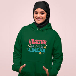 Hoodie Unisex Healing Is Not Linear