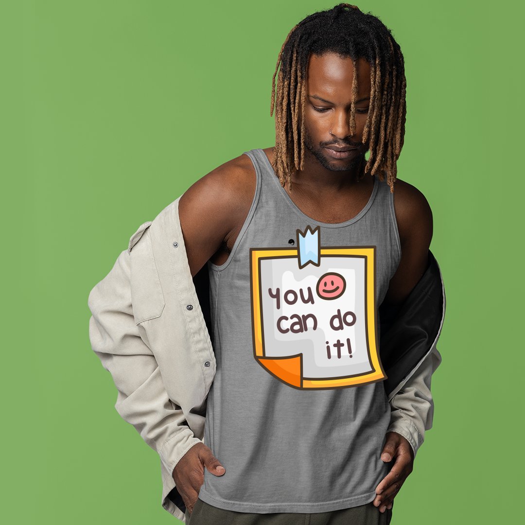 Unisex Jersey Tank You Can Do It