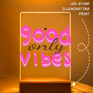 Glass Acrylic Only Good Vibes