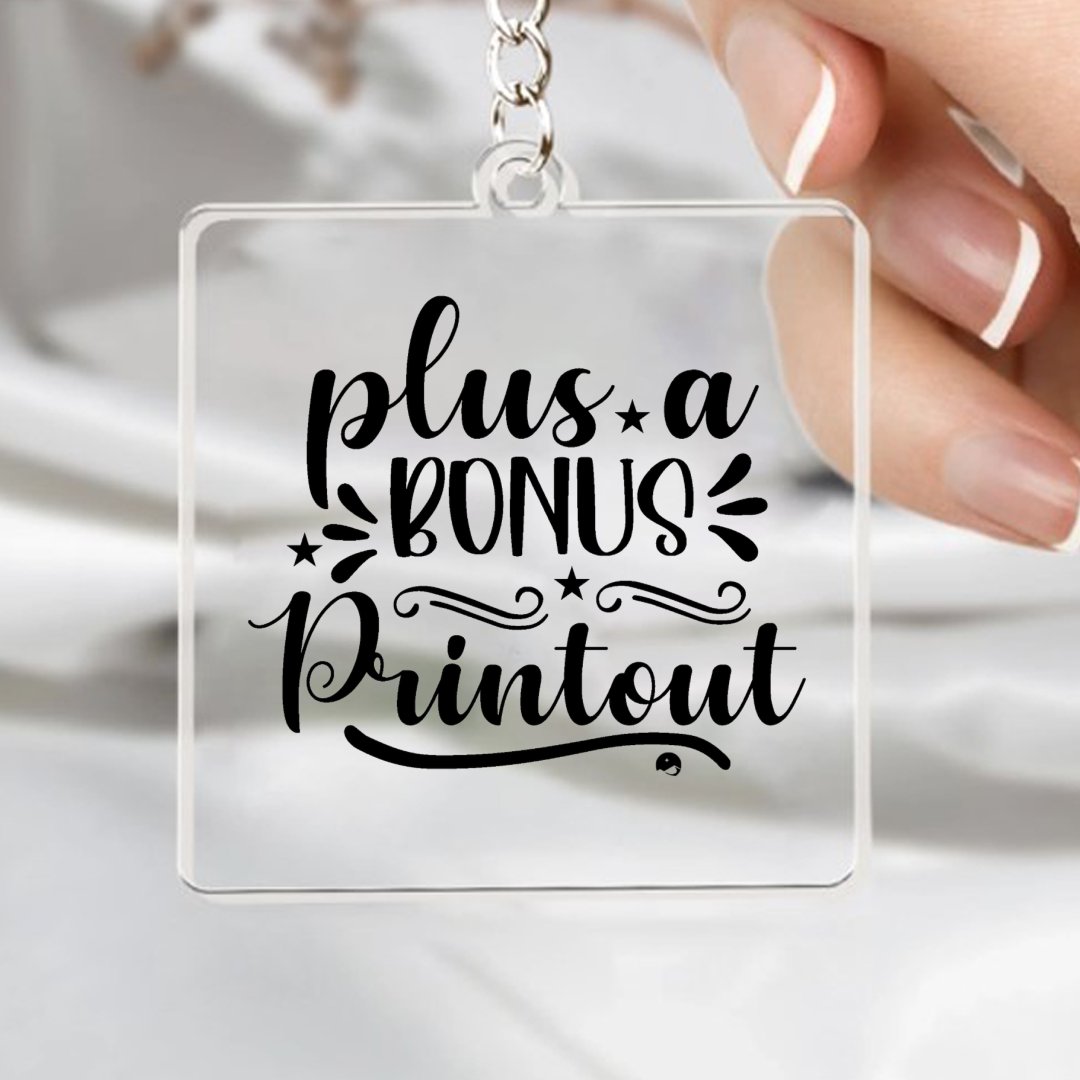 Keychain Plus A Bonus Printout