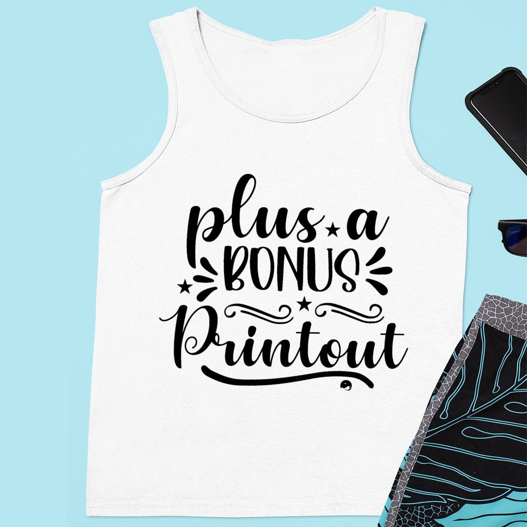 Unisex Jersey Tank Plus A Bonus Printout