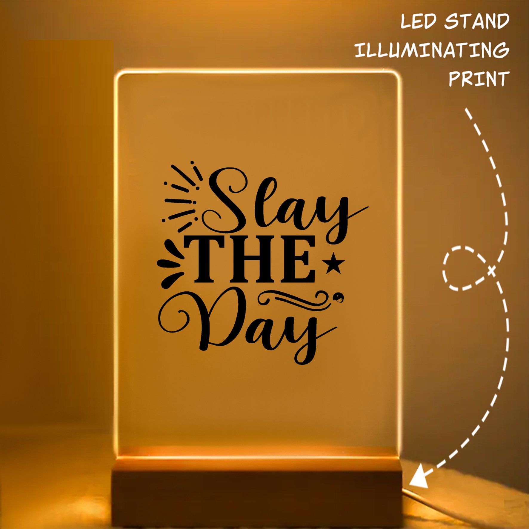 Glass Acrylic Stay The Day