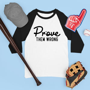 Unisex 3\4 Sleeve Baseball Tee