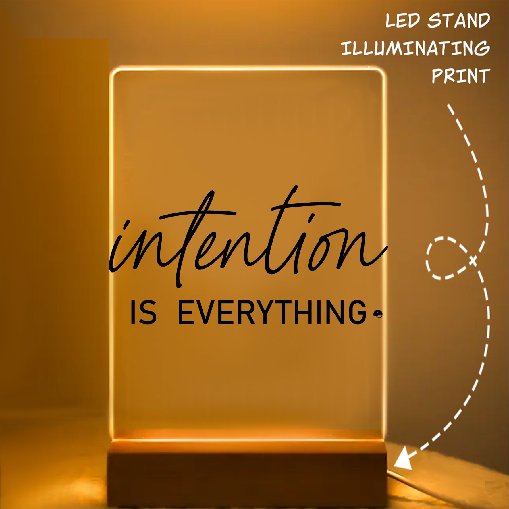 Glass Acrylic Intention Is Everything