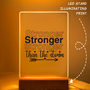 Glass Acrylic Stronger Than The Storm