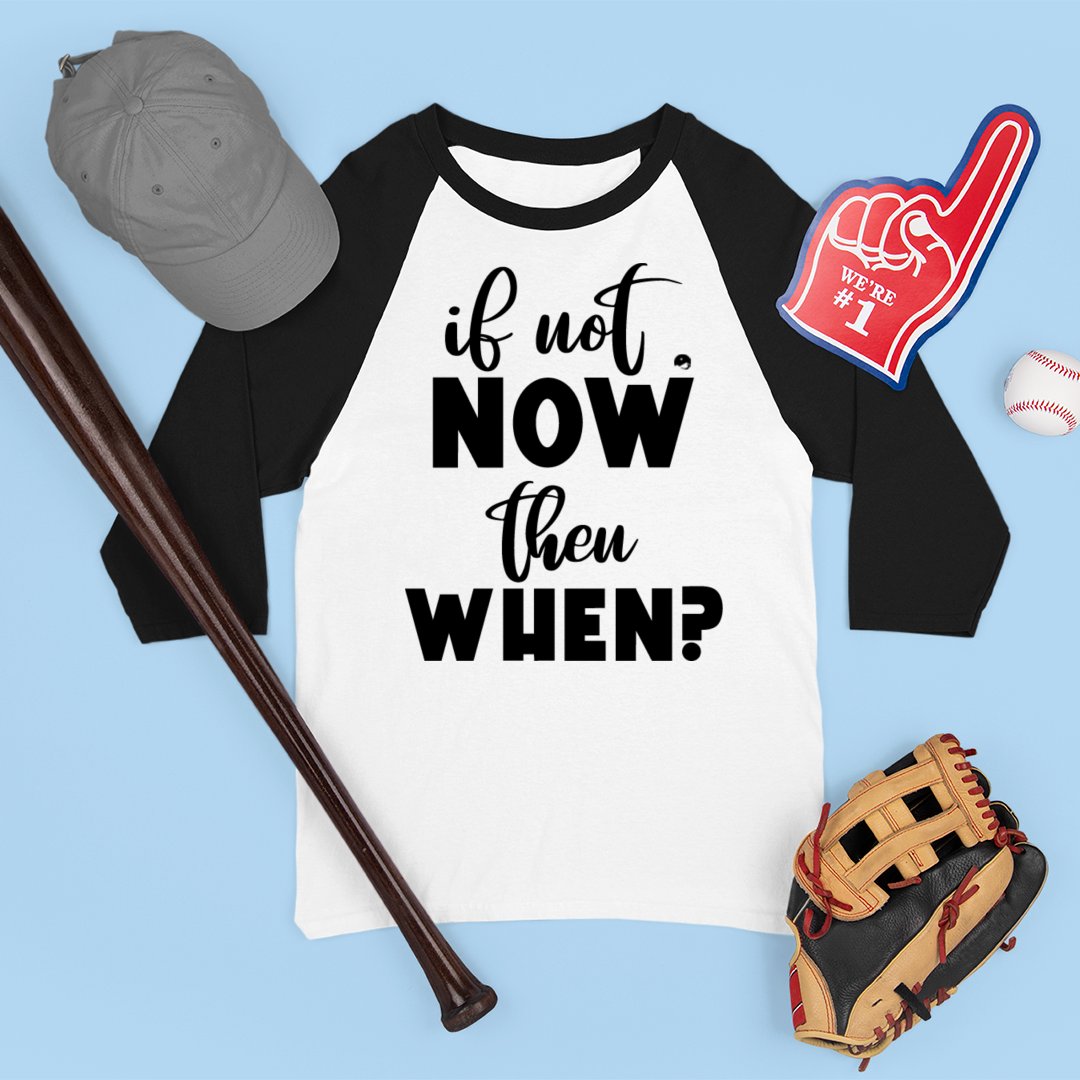 Unisex 3\4 Sleeve Baseball Tee