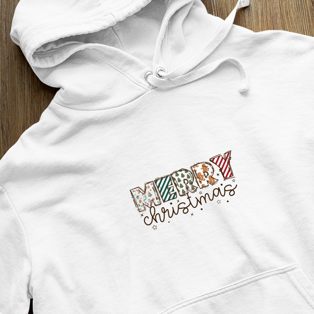 Hoodie Unisex Saying Merry Christmas