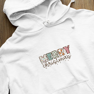 Hoodie Unisex Saying Merry Christmas