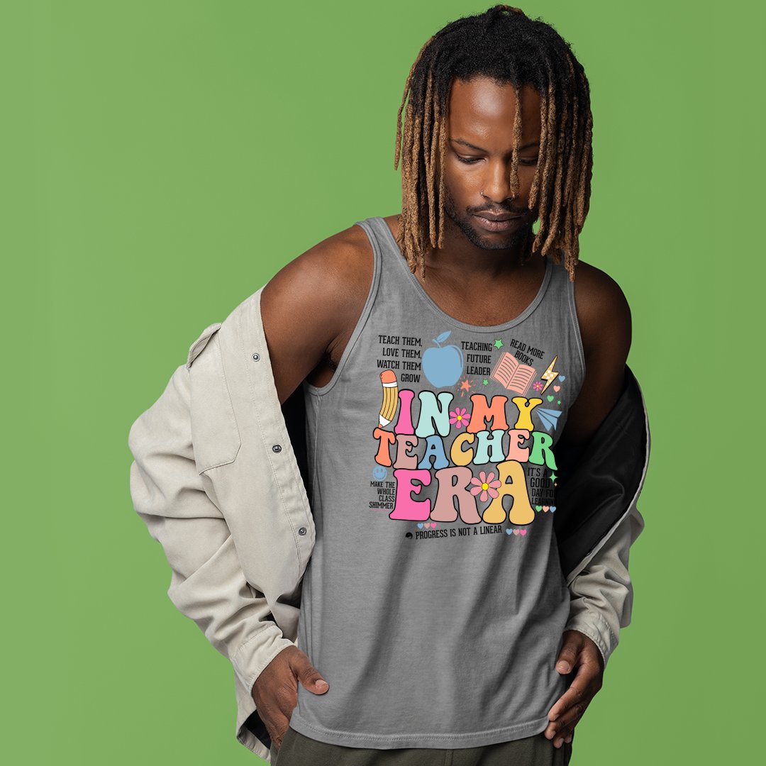 Unisex Jersey Tank In My Teacher Era