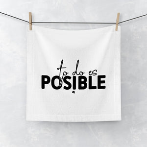 Face Towel To Do Es Posible