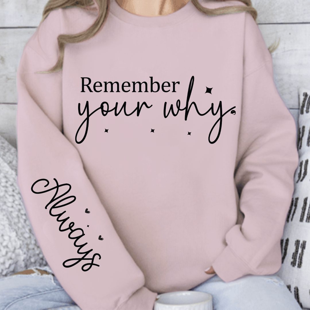 Sweatshirt Unisex Remember your why