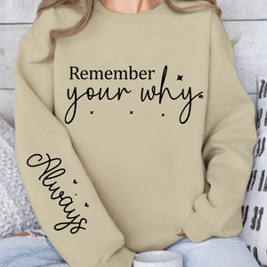 Sweatshirt Unisex Remember your why