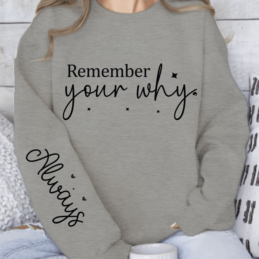 Sweatshirt Unisex Remember your why