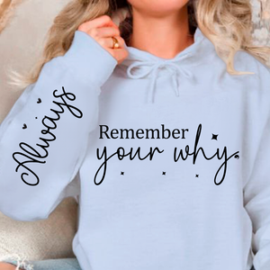 Hoodie Unisex Remember your why