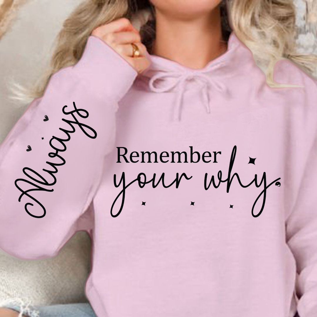 Hoodie Unisex Remember your why
