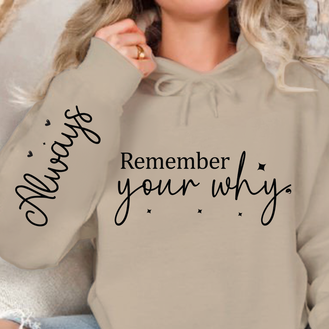 Hoodie Unisex Remember your why