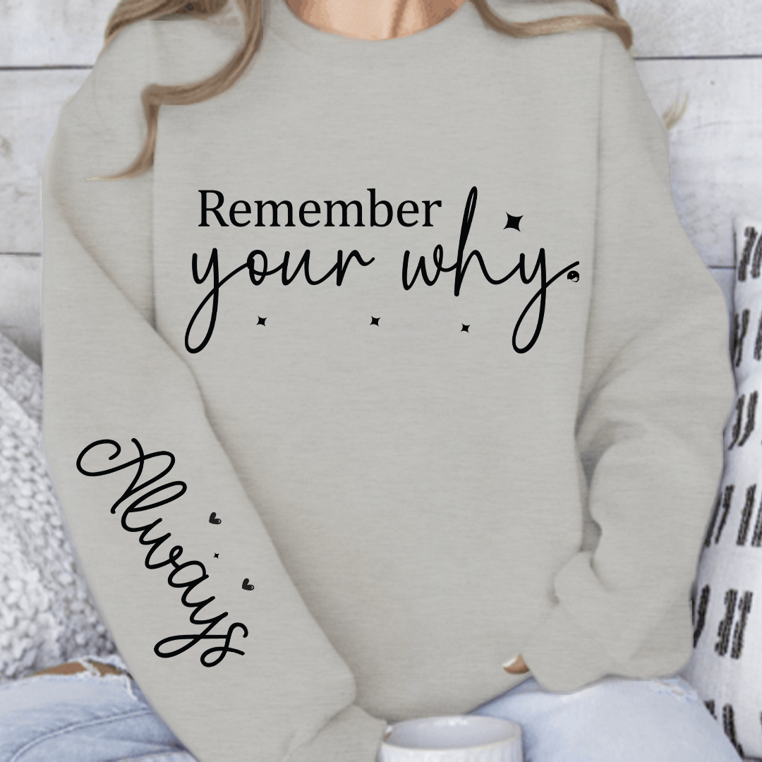 Sweatshirt Unisex Remember your why