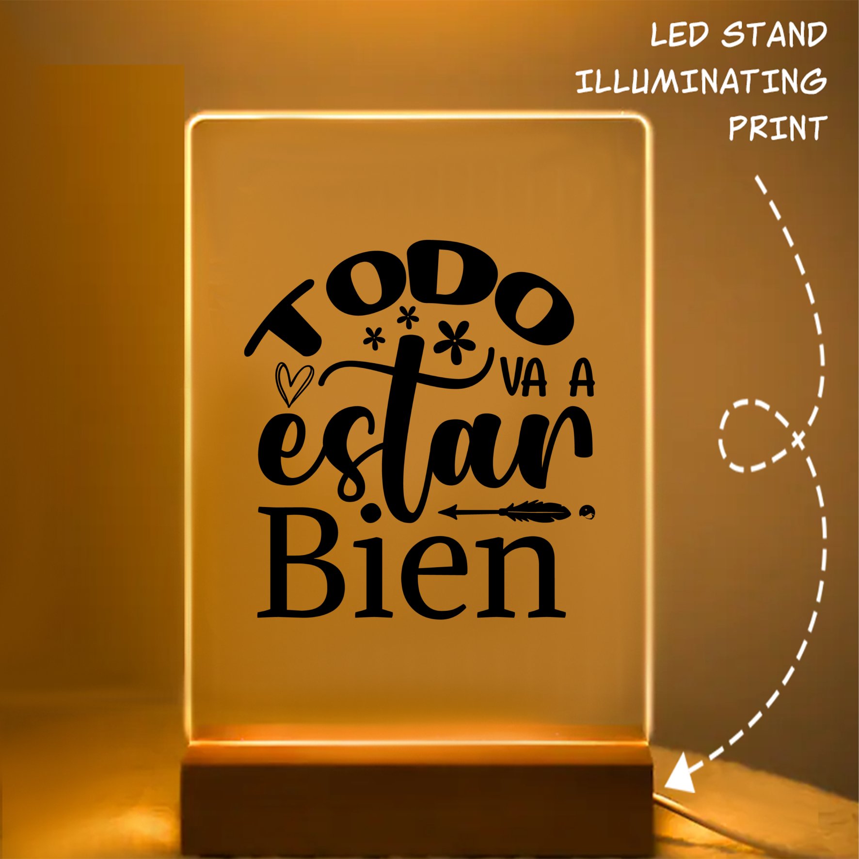 Glass Acrylic Todo Va A Estar Bien