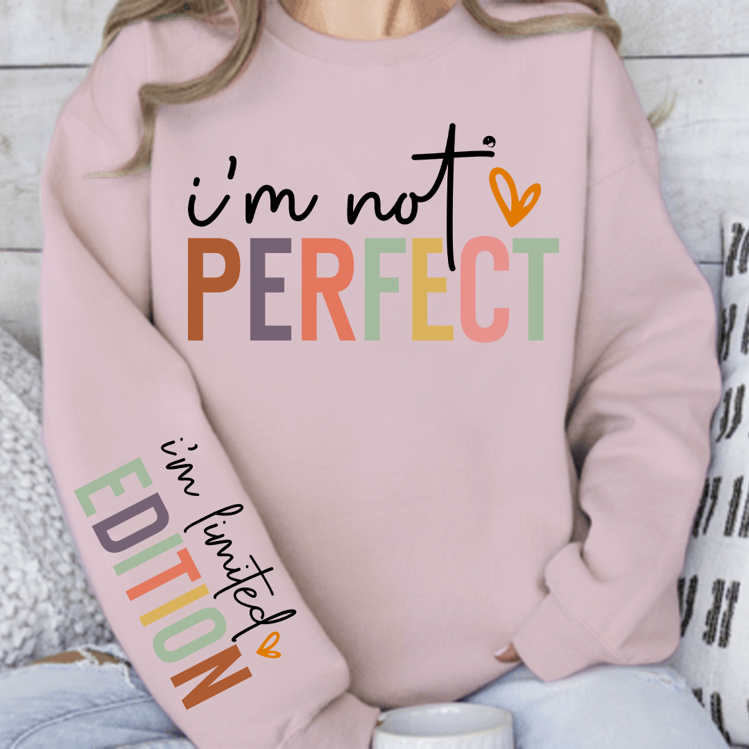 Sweatshirt Unisex I'm not perfect